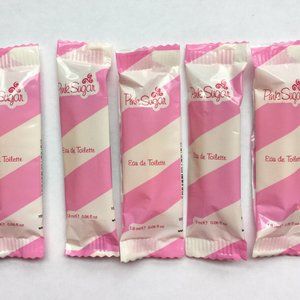 5 Pack Aquolina PINK SUGAR Mini Travel Purse Sprays - All New and Sealed
